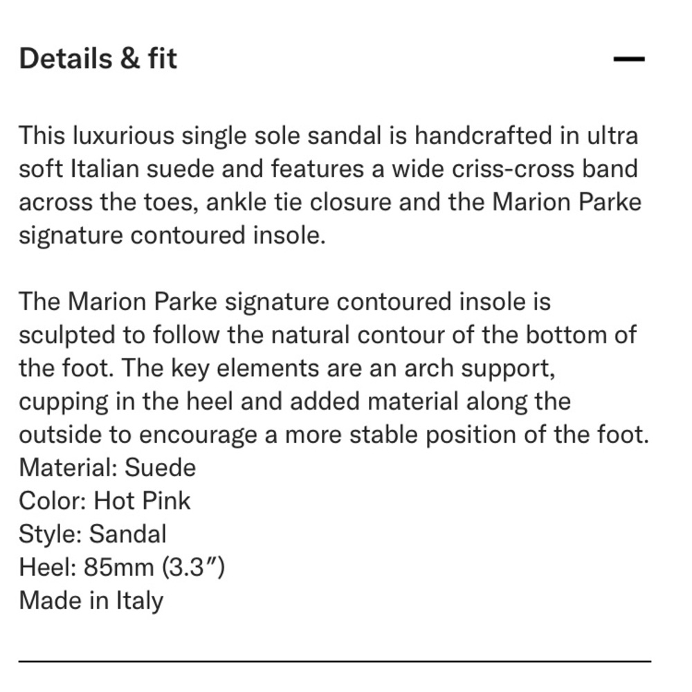 🎉HP👏NIB Marion Parke Women's Leah Tie Sandal 7.5 - Picture 14 of 16